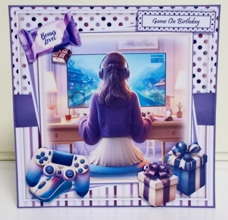 Birthday Gamer Mini Page Kit by Pam Stubley