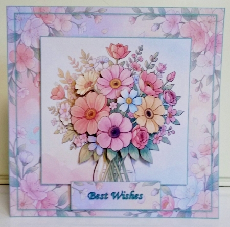 Pretty Vase of Flowers Mini Kit  by Pam Stubley