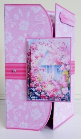 Summerhouse - Tuck-in Gatefold Card Mini Kit by Pam Stubley