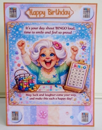 Birthday Bingo 5x7 by Pam Stubley