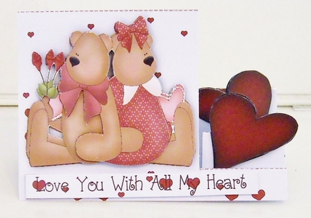Love You with All My Heart - Stepper Kit + Decoupage by Pam Stubley