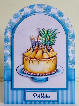 Birthday Cake Cut And Fold Card Kit-3 by Pam Stubley