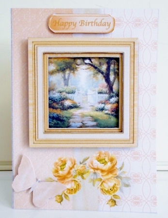 Secret Garden - Picture Frame Card Mini Kit by Pam Stubley