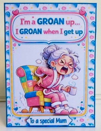 Im a groan up 5x7 by Pam Stubley