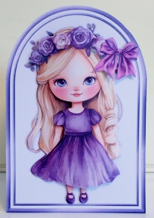 Arch topper birthday girl  Mini Kit by Pam Stubley