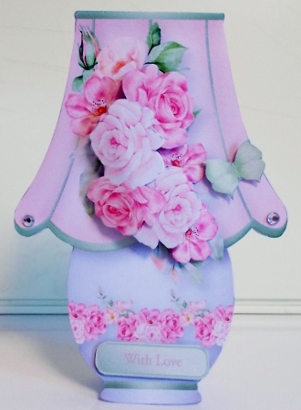 Pretty Pinks - Lamp Card Mini Kit by Pam Stubley