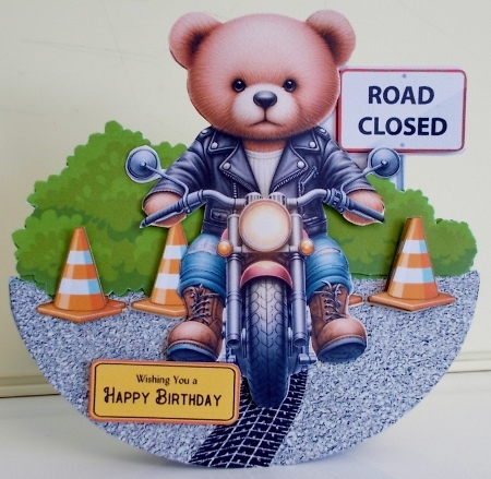 Biker Bears 3 Rocker by Pam Stubley