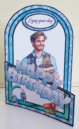 Cutaway Birthday bloke by Pam Stubley