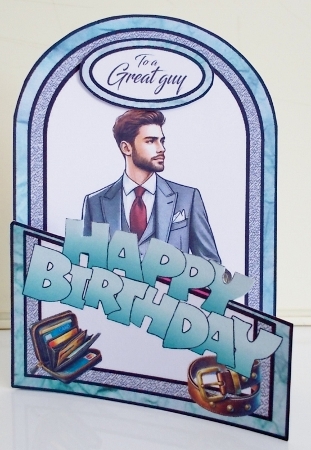 Cutaway Smart man by Pam Stubley