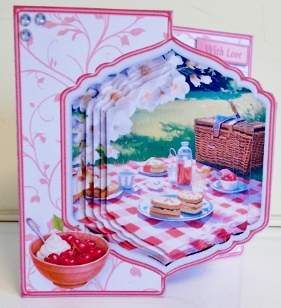Summer Picnic - Offset Front Card Mini Kit by Pam Stubley