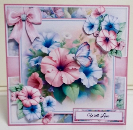Butterfly Petunia Mini Page Kit by Pam Stubley