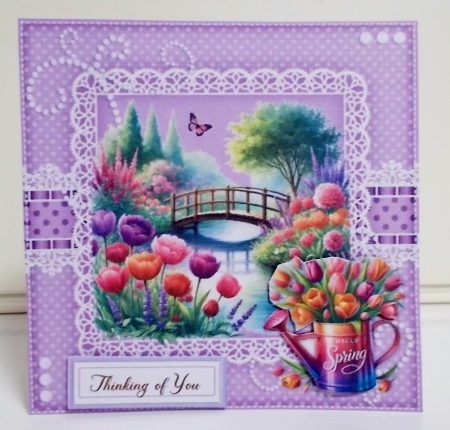 Quick  Card Spring Garden by Pam Stubley
