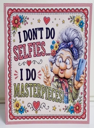 I Dont Do Selfies Mini Kit  by Pam Stubley