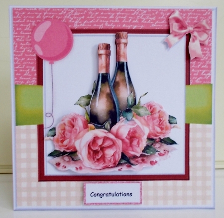 Champagne and Roses Mini Kit  8x8 by Pam Stubley
