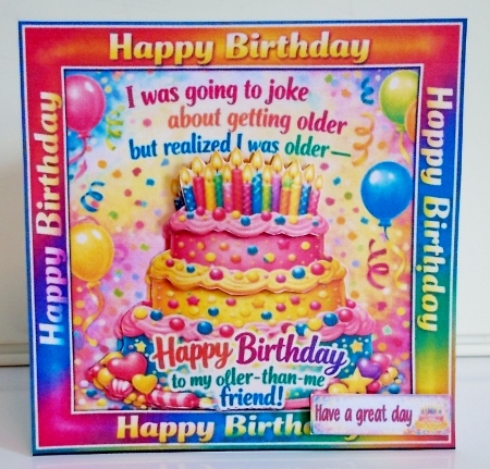 Your older than me 6x6 by Pam Stubley