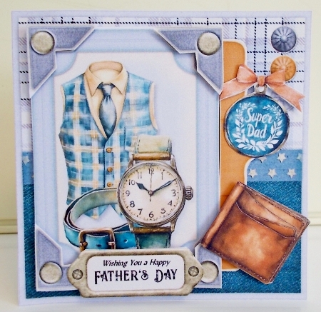 Best Dad 5 6x6 by Pam Stubley