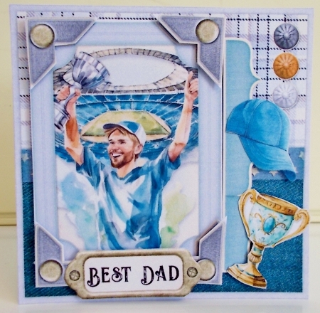 Best Dad 7 6x6 by Pam Stubley