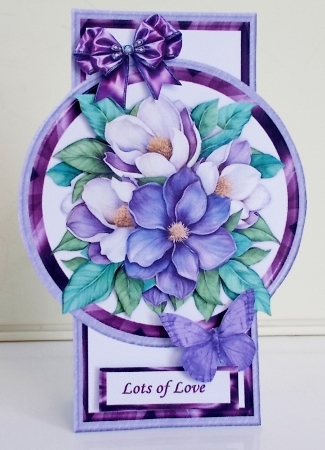Shaped Card Topper Magnolia´s Mini Kit by Pam Stubley