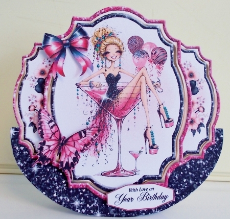 Shaken But Not Stirred 4 Rocker by Pam Stubley