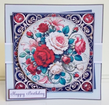Fabulous Floral Tile by Pam Stubley