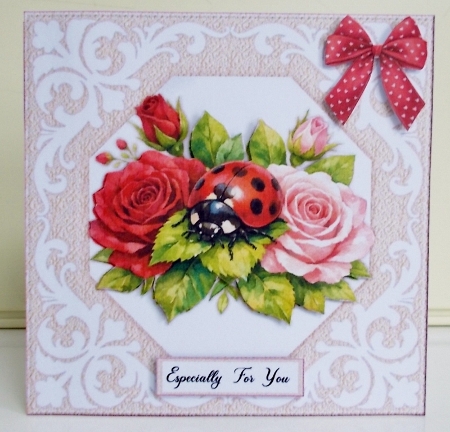 Roses & Lady Bug Mini Kit 7x7 by Pam Stubley
