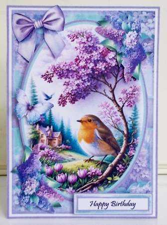 Lilac Flutter Mini Page Kit  by Pam Stubley