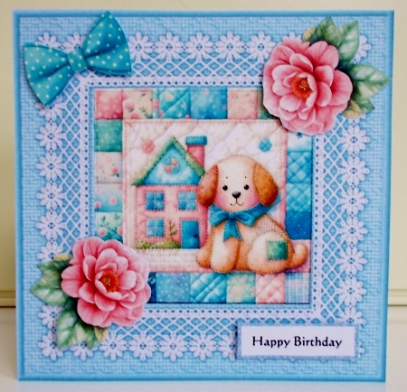 Patchwork  Puppy by Pam Stubley