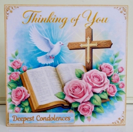 In Gods tender care 6x6 by Pam Stubley