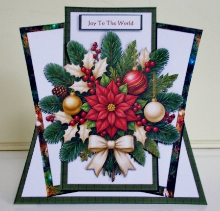 Shaped Card Topper Christmas by Pam Stubley