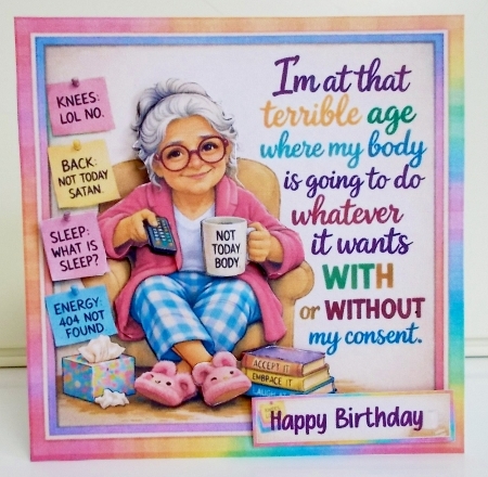 Not today body Female by Pam Stubley