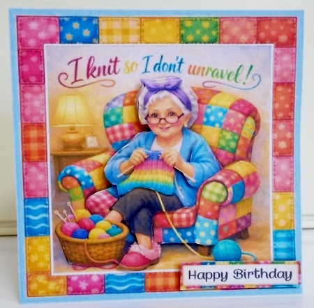 Knit so you dont unravel 6x6 by Pam Stubley