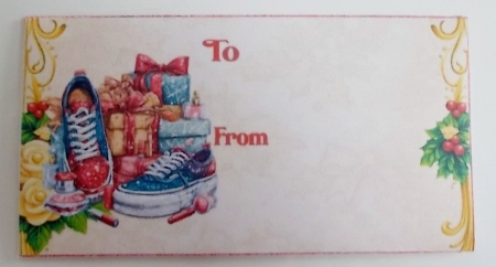 Gifts and sparkle Money envelope by Pam Stubley