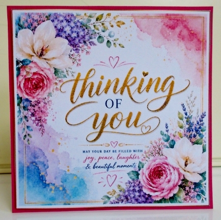 Thinking Of You Quick Card Front Kit by Pam Stubley