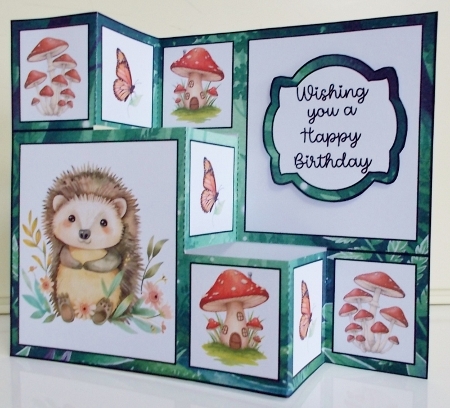 Woodland Hedgehog Three Step Mini Kit by Pam Stubley