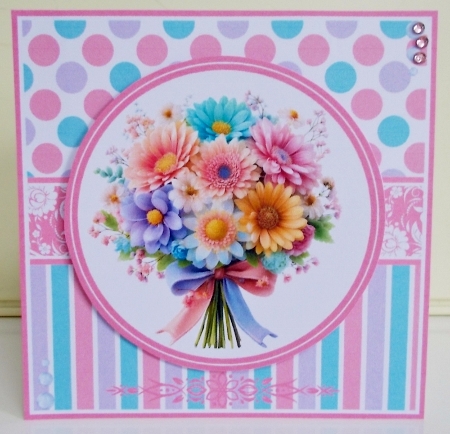 Beautiful Bouquet #2 Mini Kit 7x7 (5) by Pam Stubley