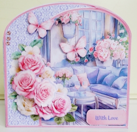 Summer Porch - Arched Card Mini Kit by Pam Stubley