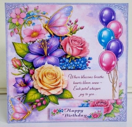 Where blossoms breathe 6x6 by Pam Stubley