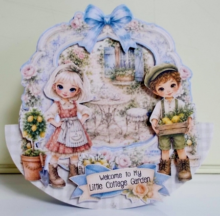 A Little Cottage Garden 4 Rocker by Pam Stubley