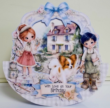 A Little Cottage Garden 6 Rocker by Pam Stubley