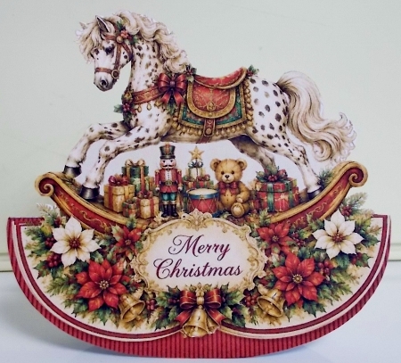 Christmas Rocking Horse Kit-3 by Pam Stubley