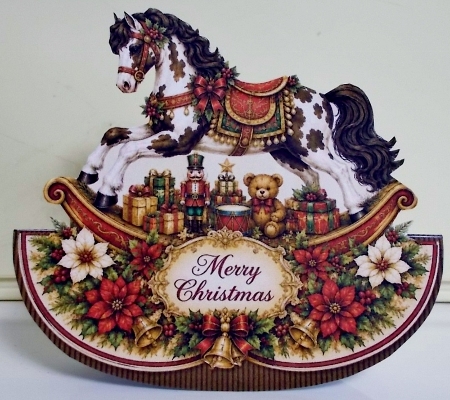 Christmas Rocking Horse Kit-4 by Pam Stubley