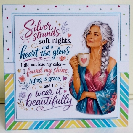 7x7 Youre not getting older choice of four mini kit by Pam Stubley