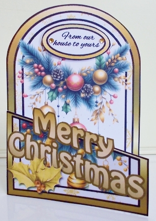 Cutaway Gold baubles by Pam Stubley