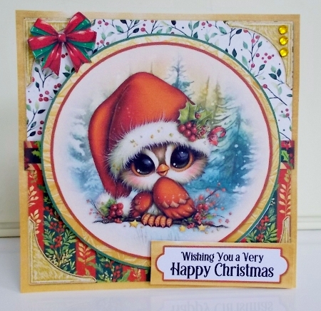 Woodland Christmas 3 6x6 by Pam Stubley