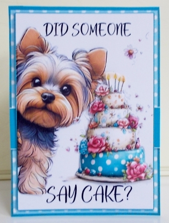 5x7 ~ Did Someone Say Cake by Pam Stubley