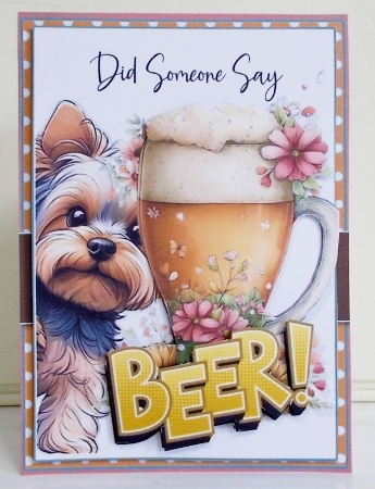 5x7 ~ Did Someone Say Beer by Pam Stubley