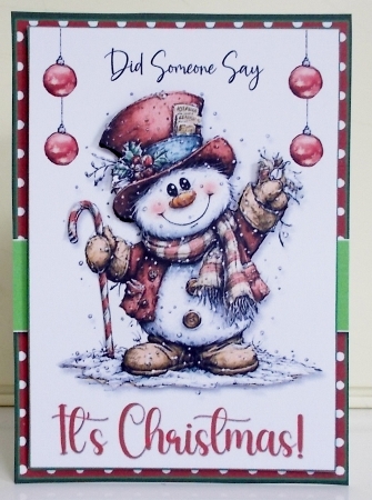 5x7 ~ Did Someone Say Its Christmas 9 by Pam Stubley