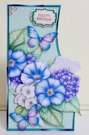 Floral Shaped Card  Mini Kit by Pam Stubley
