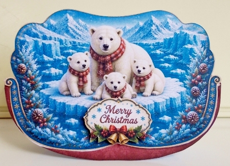 Arctic Sea Animals Rocker Card by Pam Stubley