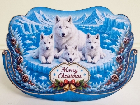 Arctic Sea Animals Rocker Card-K4 by Pam Stubley